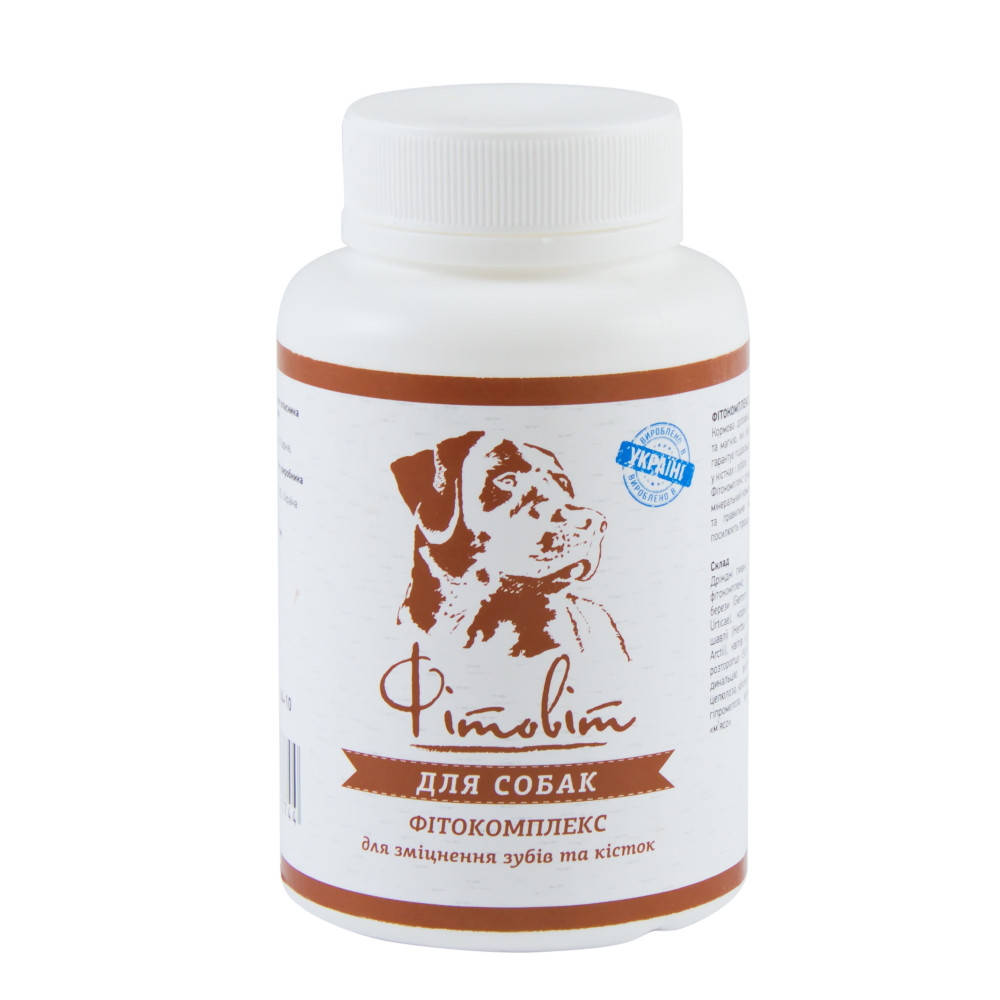 

Фитовит Фитокомплекс для укрепления зубов и костей у собак, 100т