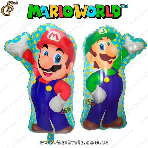 

Воздушные шары Марио Луиджи Mario Luigi 60 х 45 см