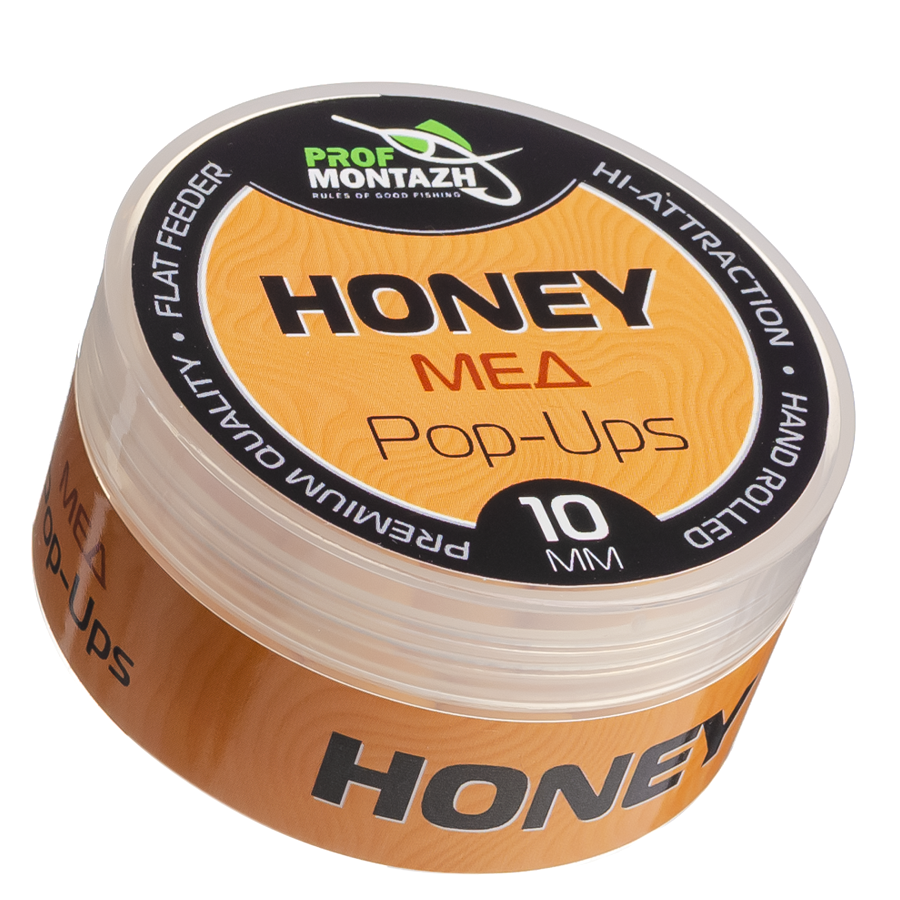 

Бойлы POP UPS Профмонтаж |Мёд| 10mm