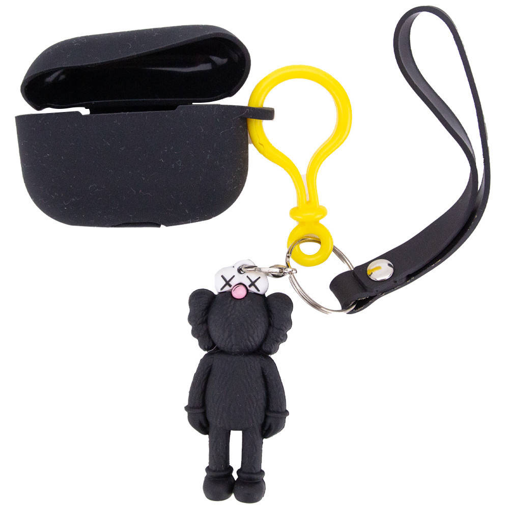 

Силиконовый футляр Cute Charm для наушников AirPods Pro, Черный