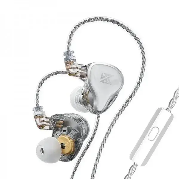 

Наушники KZ ZAS с микрофоном white (F00260218), Белый