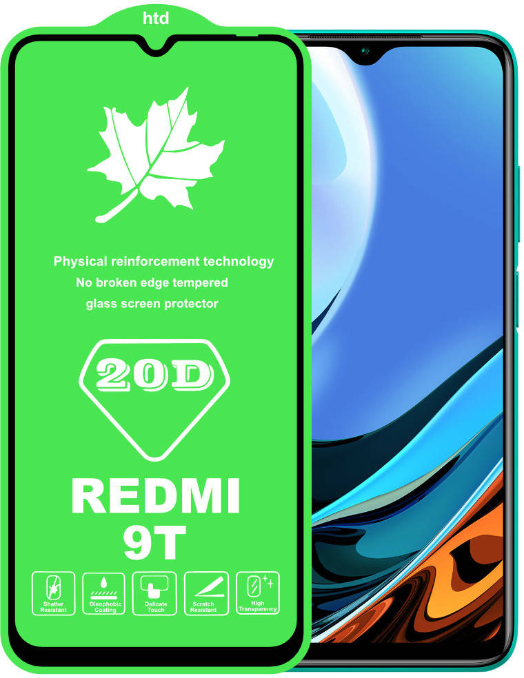 

20D Стекло Xiaomi Redmi 9T (большой радиус)