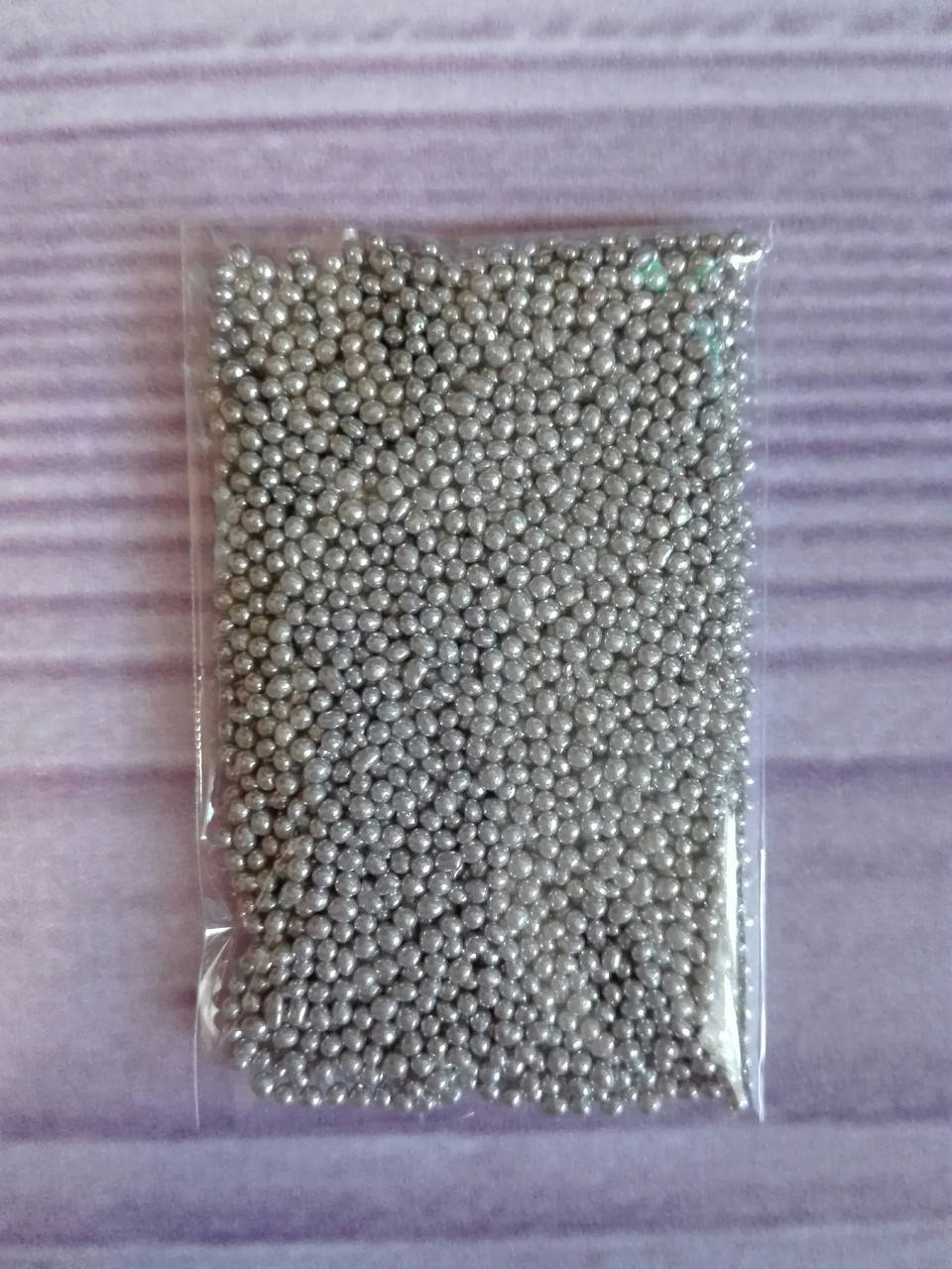 

Посыпка кондитерская, серебро, 1 мм