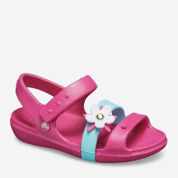 

Сандалии Кроксы для девочки Crocs Америка Размер 25-26 (16.5 см), Розовый
