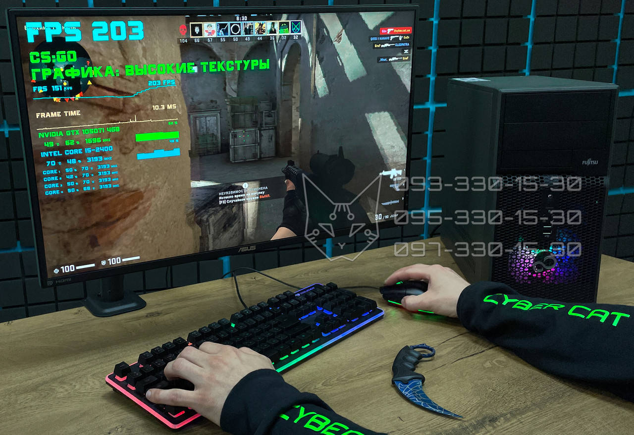 

Прорыв! GTX 1050Ti + i5 + SSD Гарантия Игровой ПК Компьютер Cyber Cat