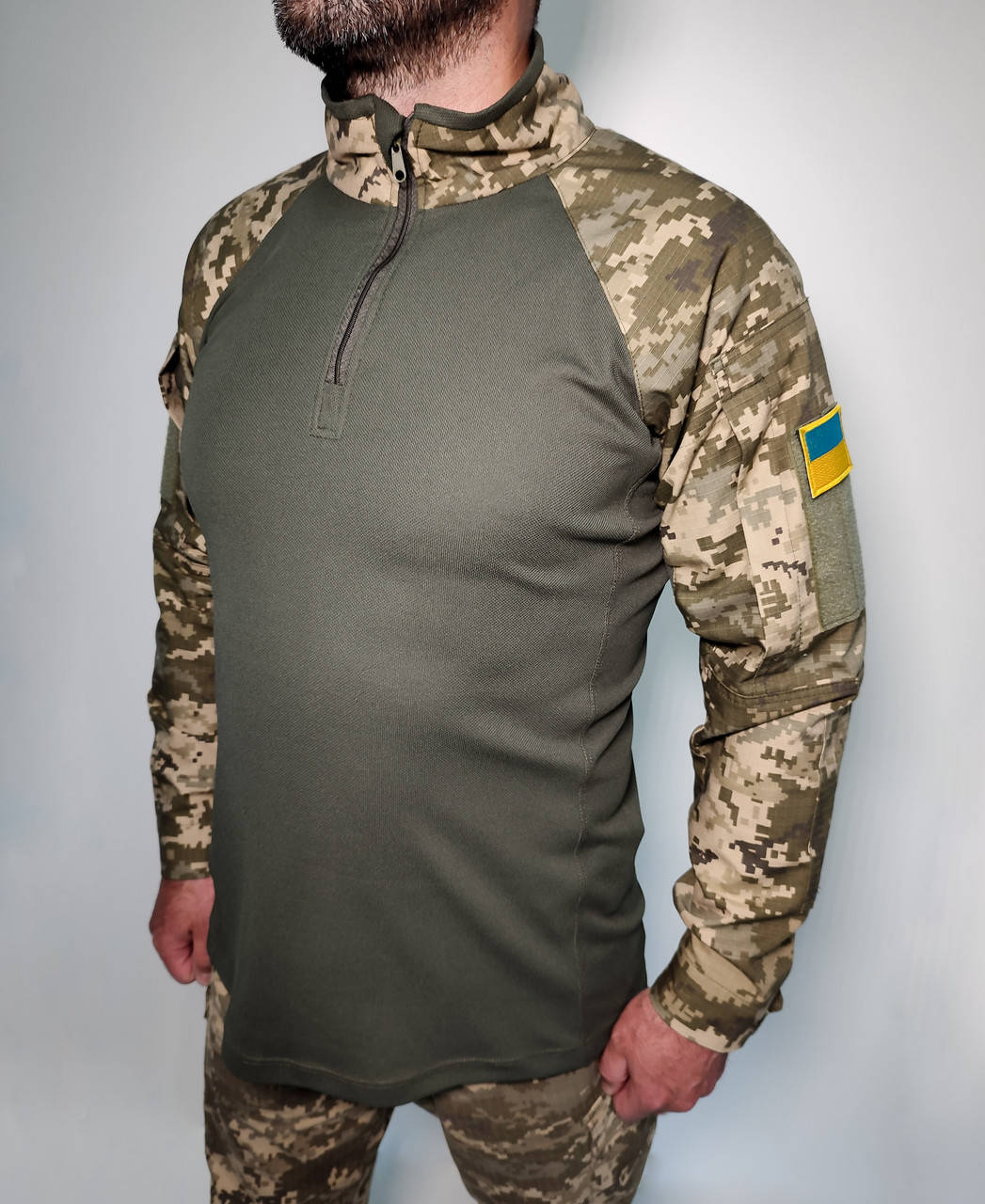 

Тактическая рубашка UBACS LeRoy пиксель олива, р.58, Оливковый