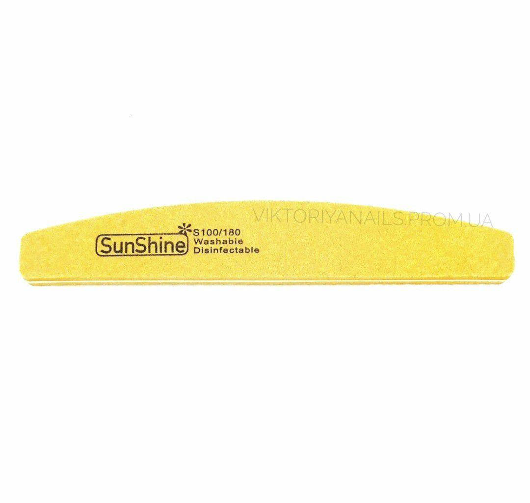 

Баф-пилка для ногтей 100/180 (банан) Sun Shine, жёлтый