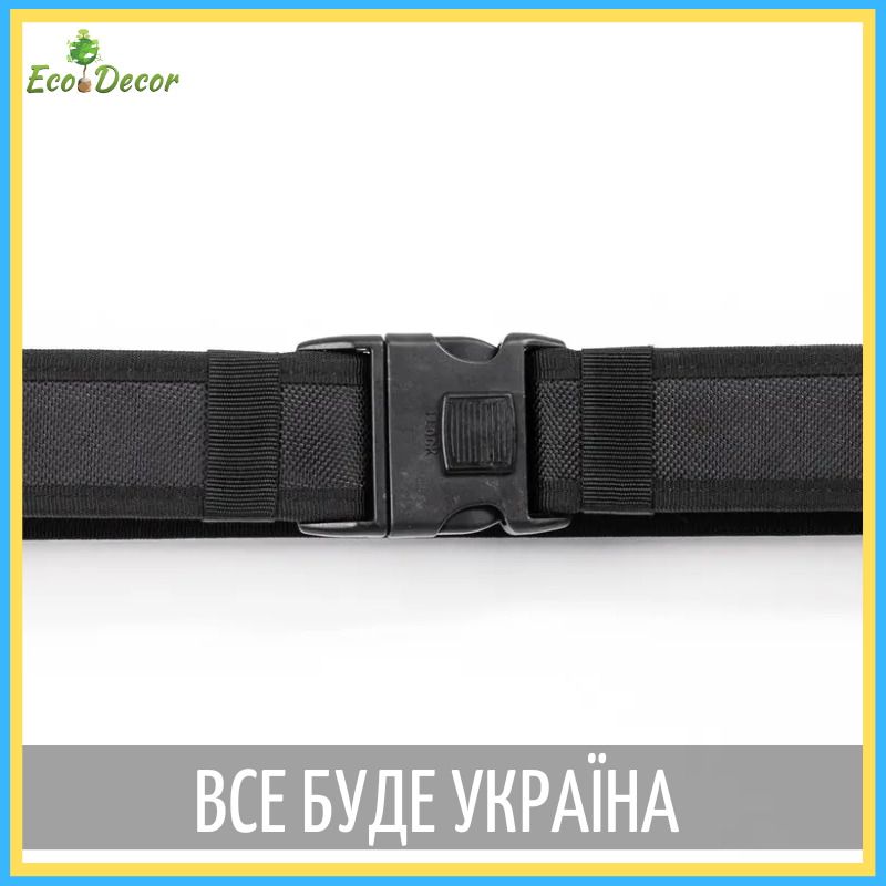 

Тактический ремень для навеса тканевый черный