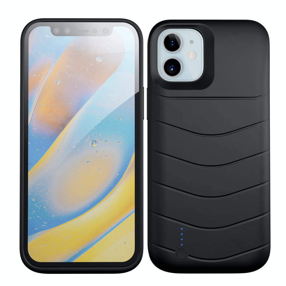 

Чехол батарея для iPhone 12 Mini 4000 mAh black iBattery, Черный