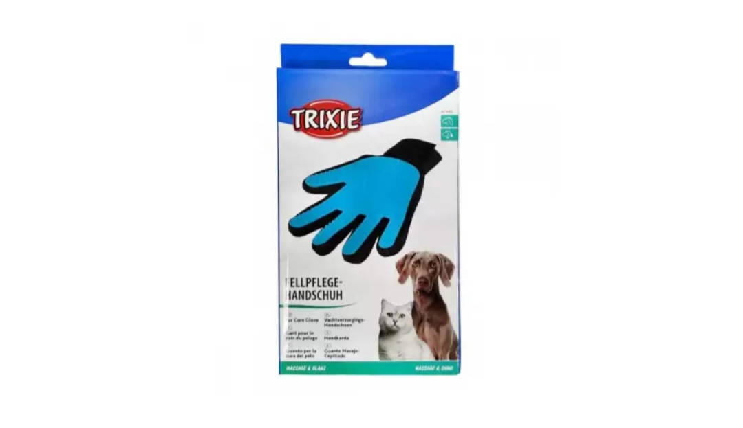 

Trixie №23393 щетка-перчатка для вычесывания шерсти, резиновая, 16х24 см