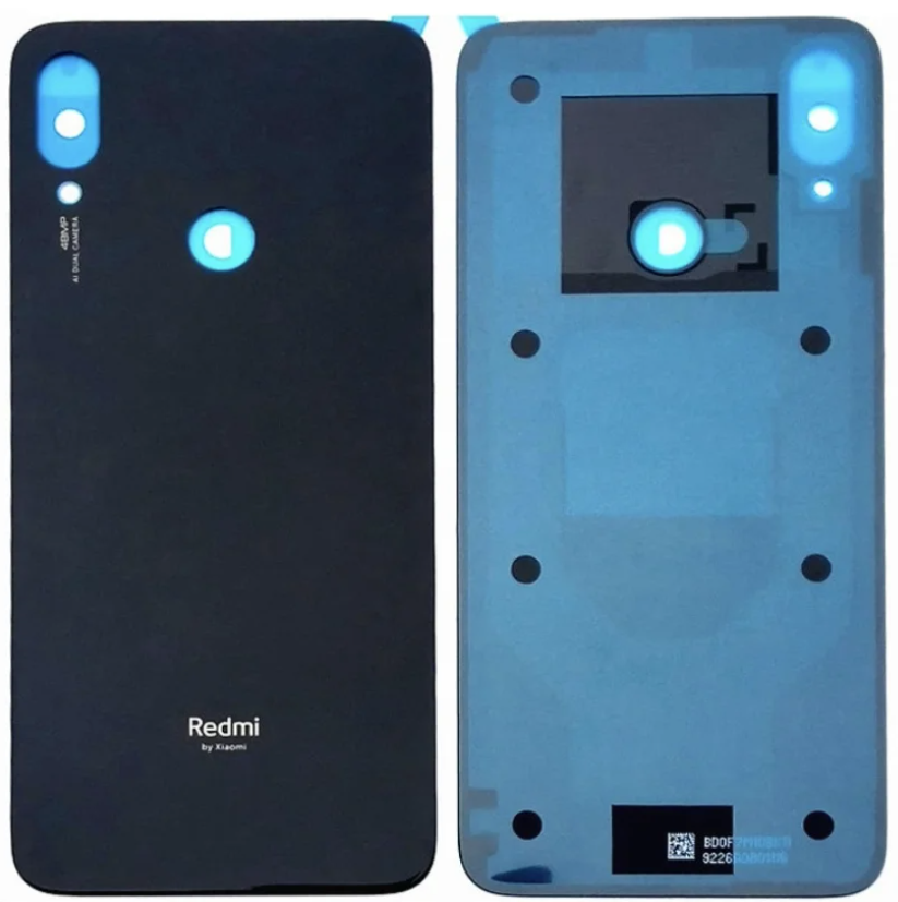 

Задняя крышка Xiaomi Redmi Note 7 черная Space Black, Черный