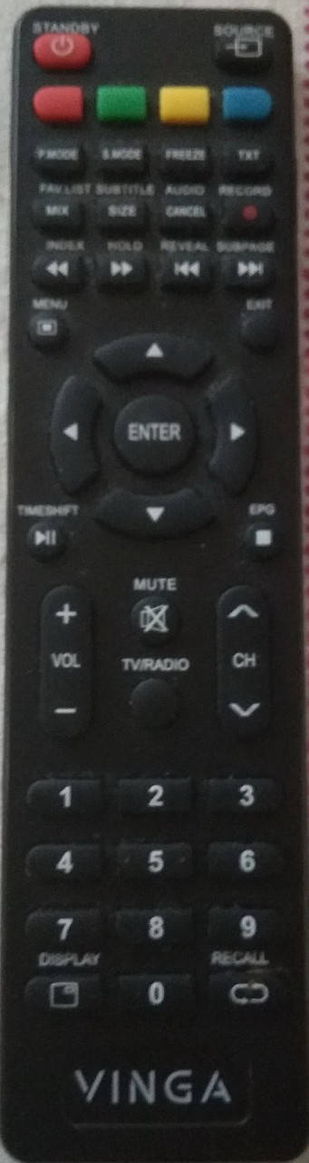 

Пульт от VINGA L24FHD20B, Черный