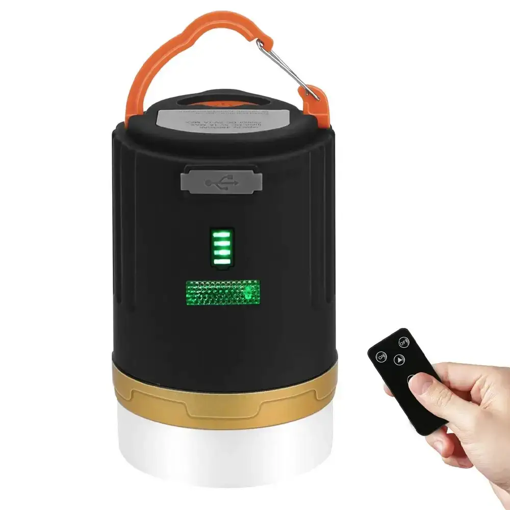 

Туристический кемпинговый фонарь SKIF Outdoor Light Drop Max black/orange / Фонарь-зарядка