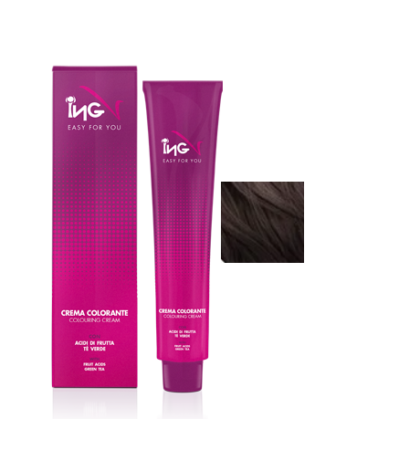 

Крем-краска для волос Ing Professional Coloring Cream With Macadamia Oil 4 Каштановый 60 мл