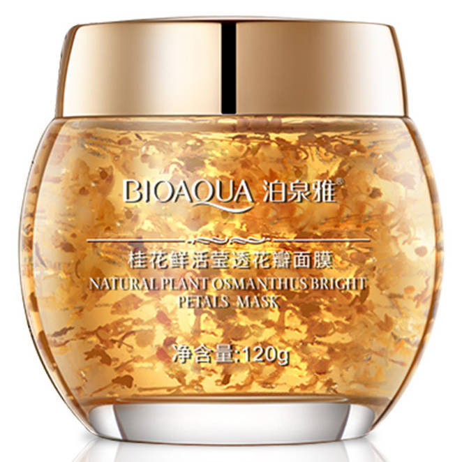 

Ночная увлажняющая маска для лица с лепестками османтуса Bioaqua Osmanthus Petal Mask, 120г