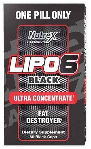 

Жироспалювач Nutrex Lipo 6 Black Ultra Concentrate 60 капсул