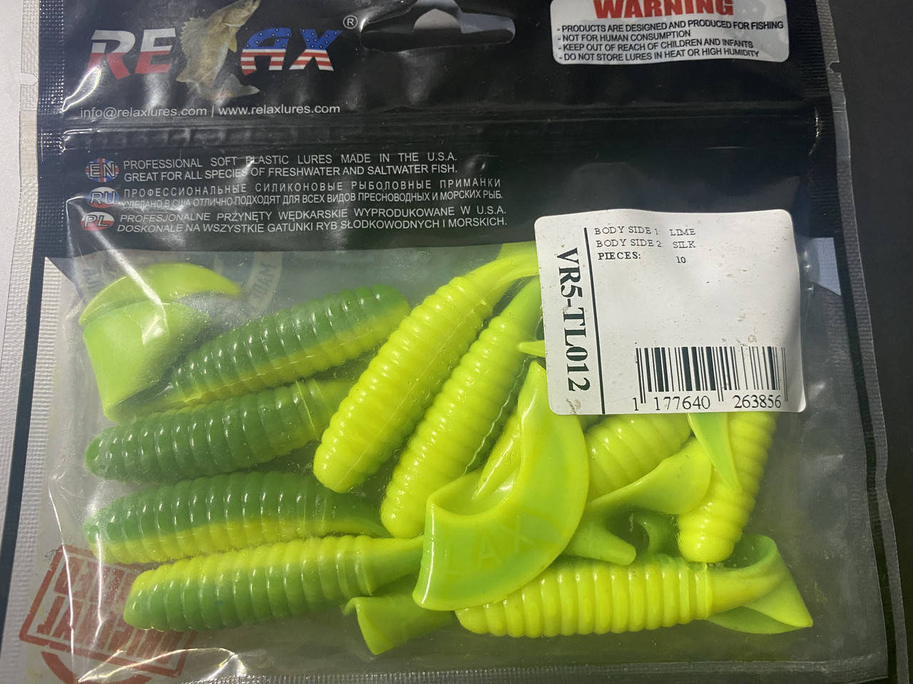 

Силикон Relax Twister 5" цвет TL012 (10шт.)