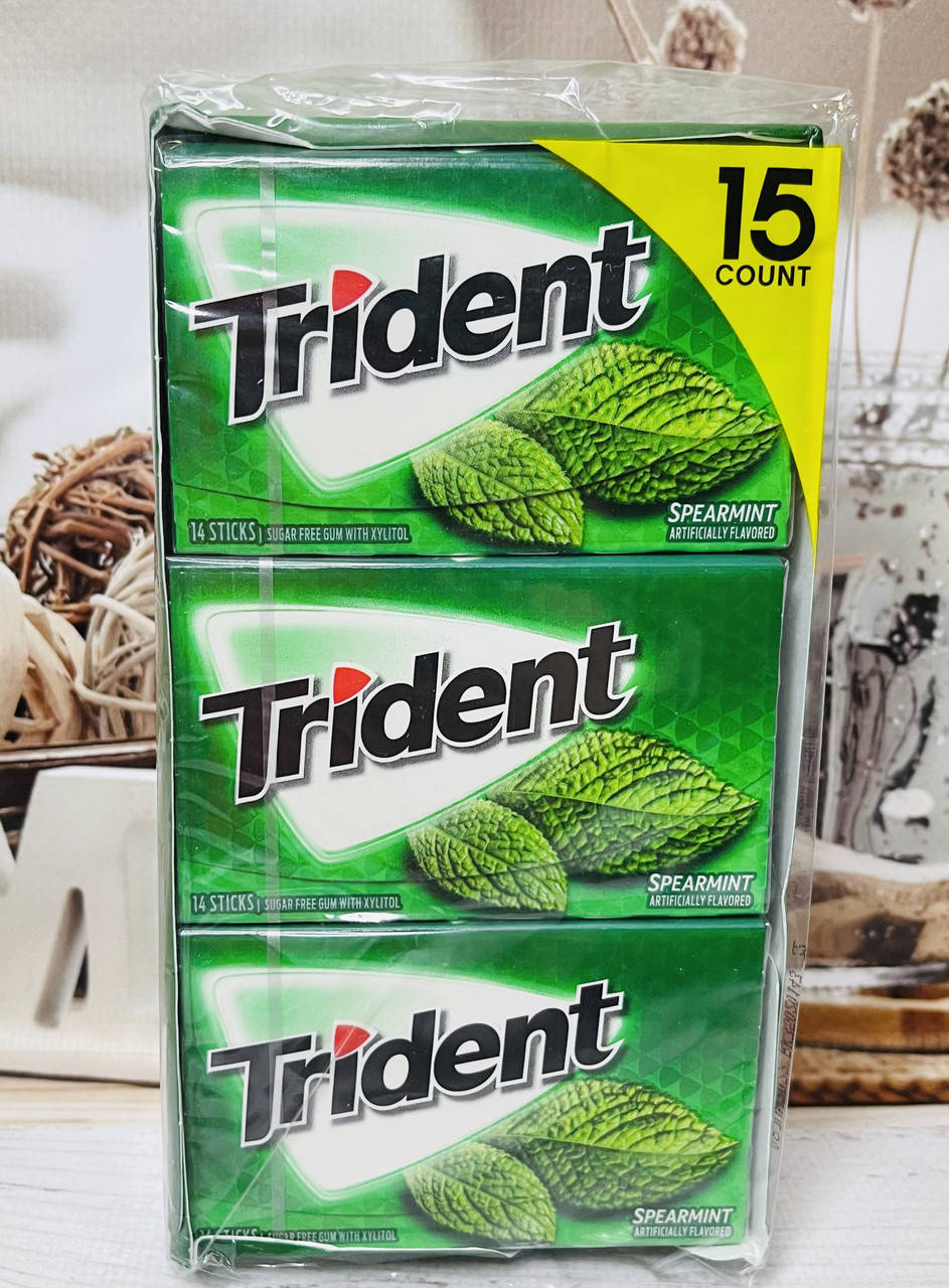 

Блок жуйок TRIDENT Класична м'ята, 210 жуйок
