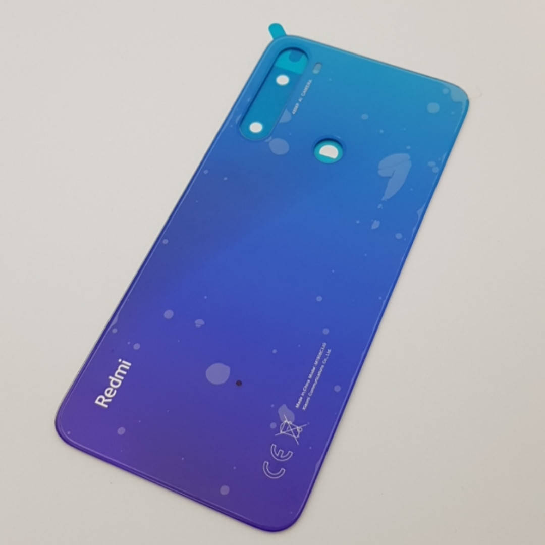 

Крышка Xiaomi Redmi Note 8 синяя Сервисный оригинал новая, Синий