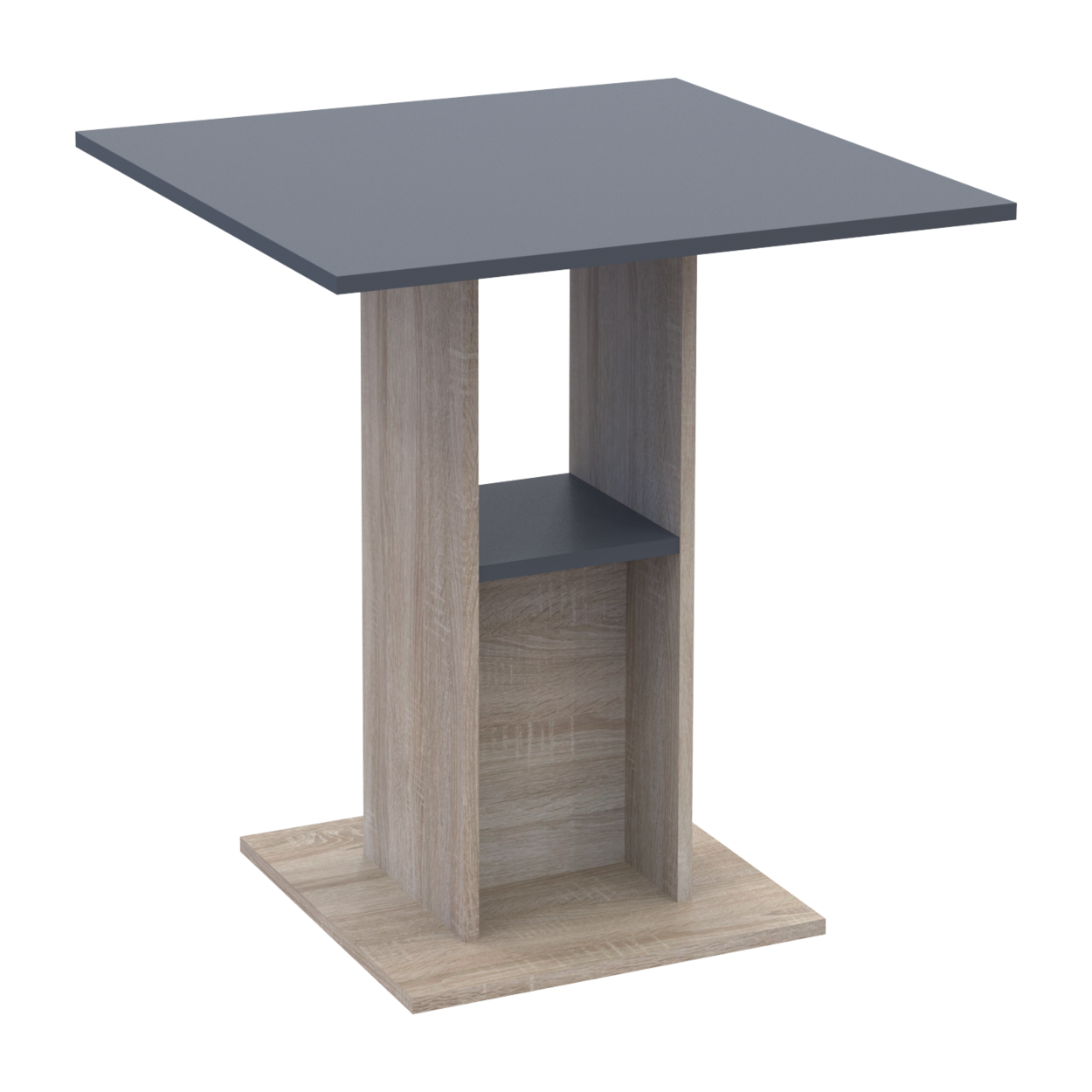 Столовий стіл Doros Коуд Дуб сонома/Графіт 70х70х74 (41510132) 3