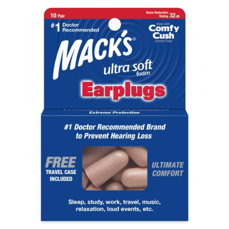

Беруши MACK`S Ultra Safe Sound мягкие 10 пар