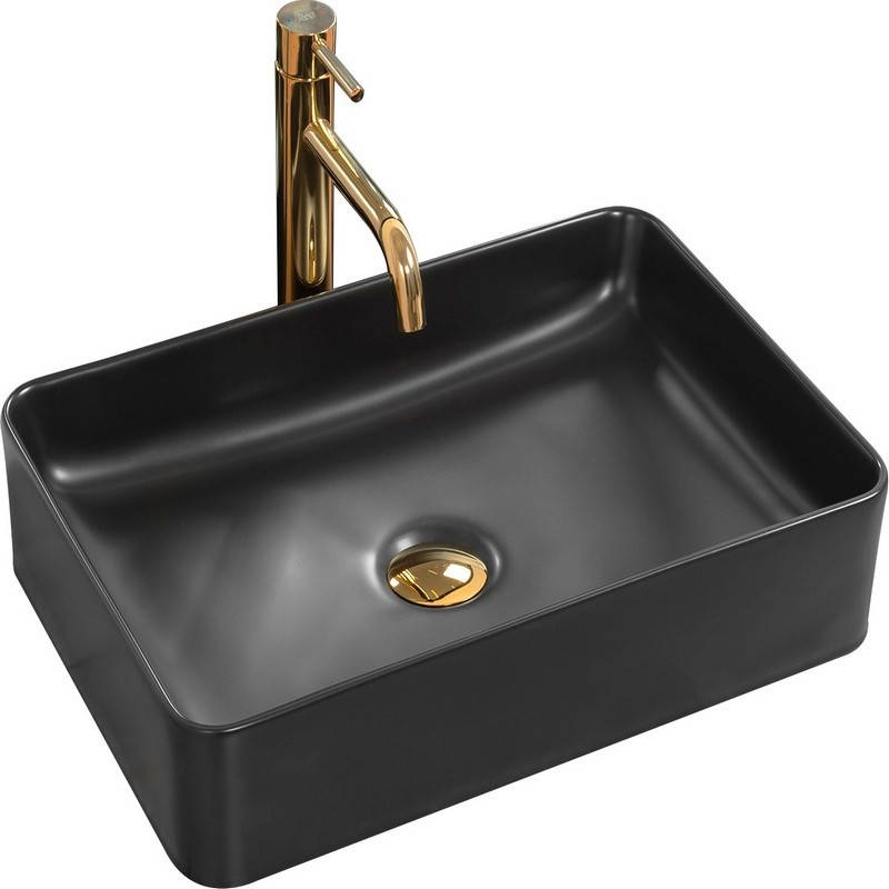 

Умывальник Rea Avia 34,5x50,5 black (REA-U0843), Черный