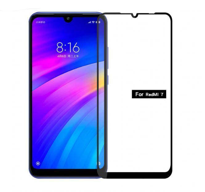 

Закаленное стекло 2.5D для Xiaomi Redmi 7, Черный