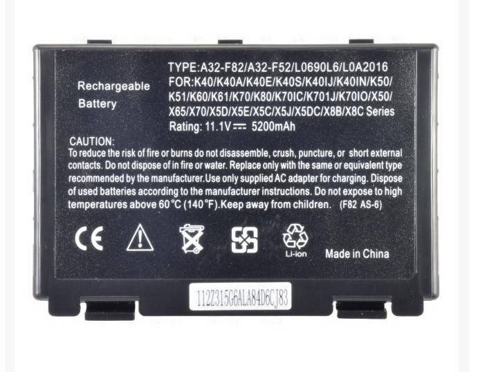 

Батарея для ноутбука Asus P81IJ K50AF K50C K50ID K70IJ K70IL