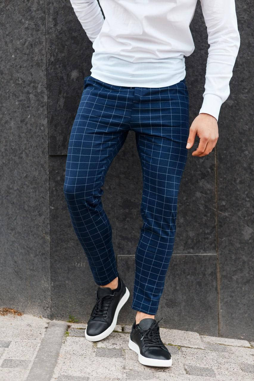 

Брюки мужские в клетку