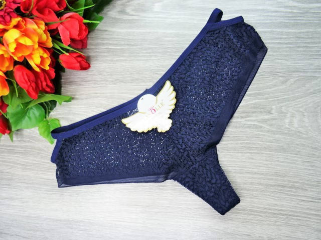 

Бразилианы (стринги) Lavolle бразильяны бесшовные гладкий ажур (7388) синий