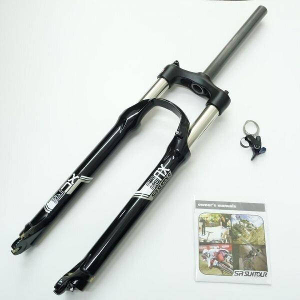 

Вилка SUNTOUR XCR-32 RLR 120 27.5 / 28,6 / A-H Disc (Post), пружин черный