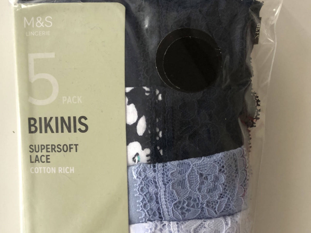 

Жіночі трусики бікіні M&S з мереживом, Разные цвета