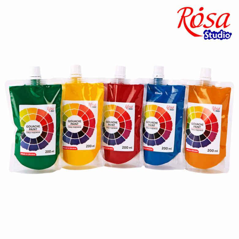 

Гуашь Rosa Studio 200мл 3232009**_белила титановые (323200901)