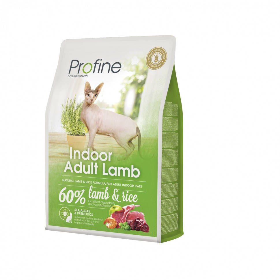 

Сухой корм Profine Cat Indoor для котов живущих в помещении с ягненком и рисом 2 кг