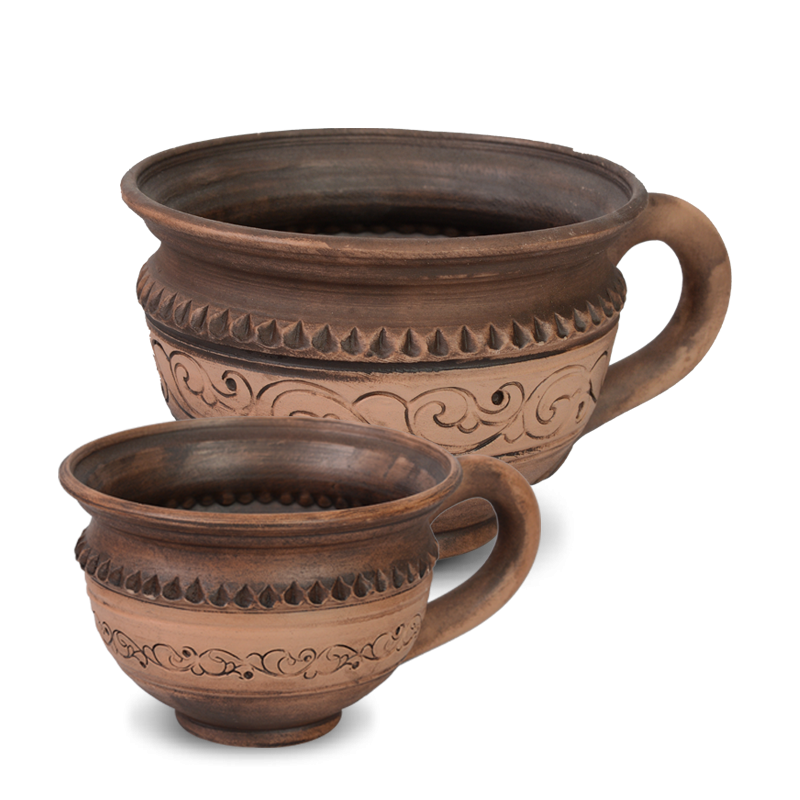 

Чашка глиняна 0,5 л