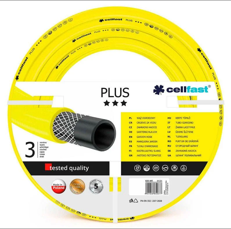 

Шланг поливочный CELLFAST PLUS 1/2" (25 м)