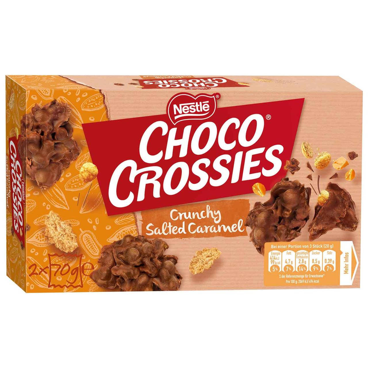 

Nestle Choco Crossies Crunchy Salted Caramel 2s 150 g *30/03/2022