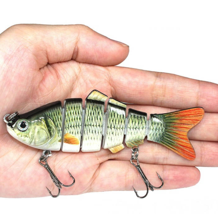 

Воблер составник приманка свимбейт карась Карасик 6 секций 10см 20г