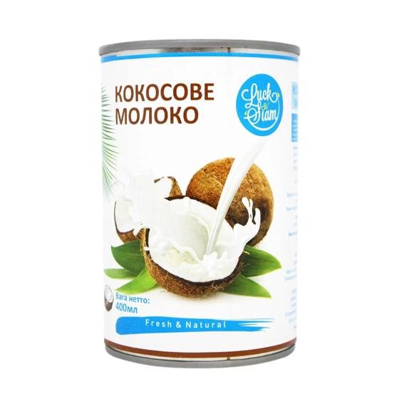 

Кокосовое молоко 17-19%, 400 мл, Lusk Siam Тайланд