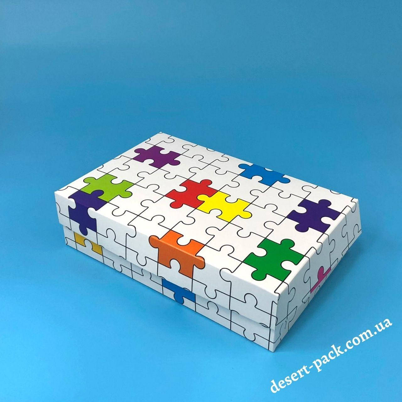 

АКЦИЯ! Коробка для эклеров, эскимо, десертов 230х150х60 мм "Пазл"