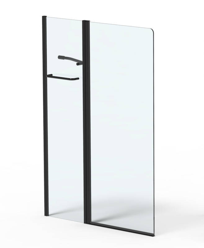 

Стеклянная шторка для ванны AVKO Glass 542-8 100x140 Clear