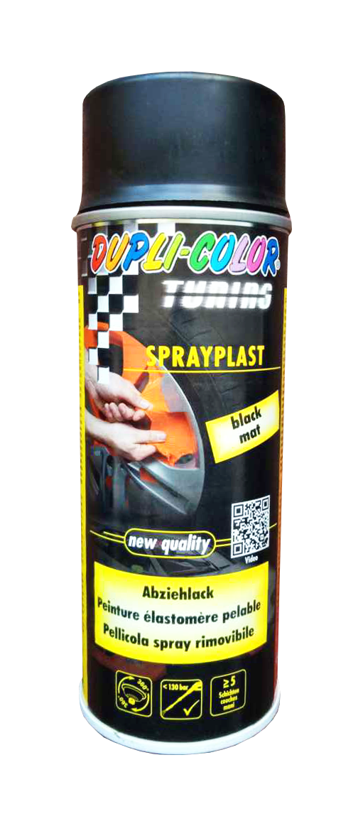 

Краска "Жидкая резина" черная матовая Dupli Color 400мл