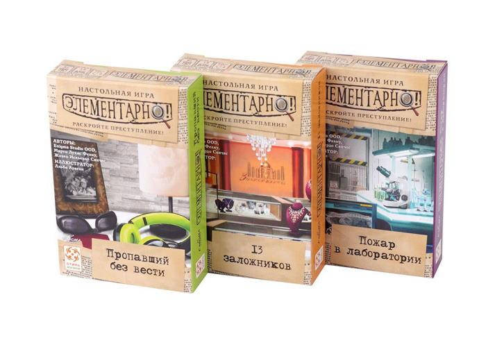 

Настольная игра Элементарно 2! Полный набор в одной коробке (каждого вида по 3 шт.)