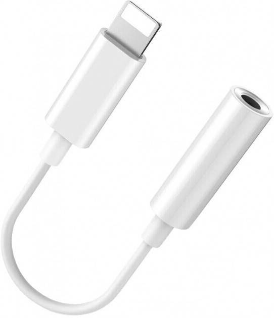 

Кабель аудио переходник AUX Cable GL032 7G Lightning To 3.5 Jack, белый