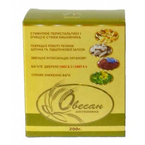

Клетчатка "Овесан" 200г. При атонии кишечника (запорах)