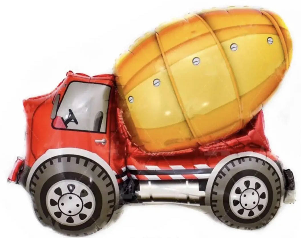 

Фольгированная фигура "Бетономешалка" 82х68см Китай