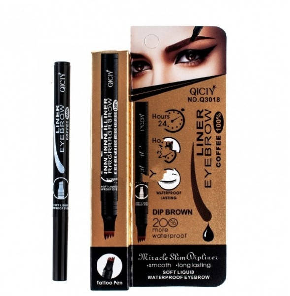 

Маркер Для Бровей QICIY Водостойкий (Темно-Коричневый)
