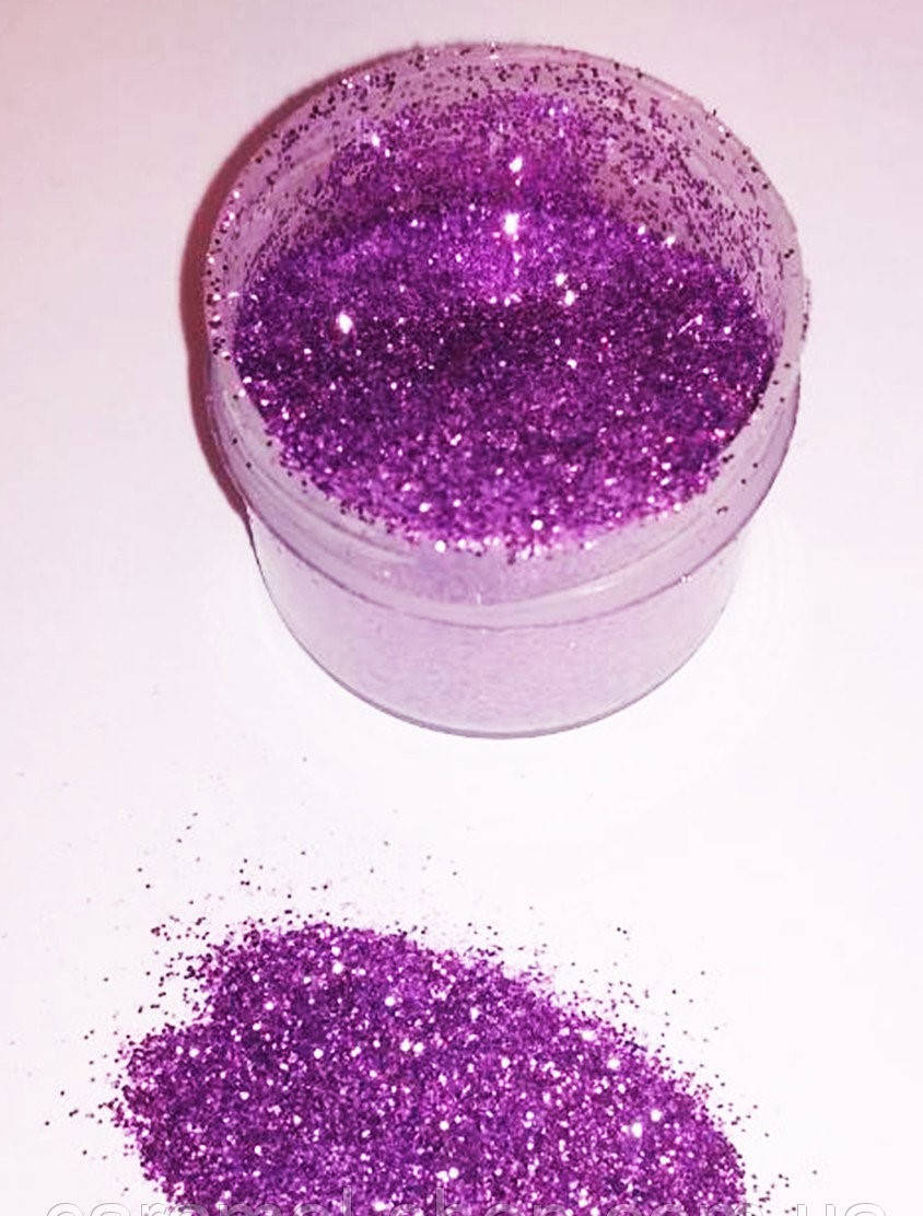 

Глиттер пищевой, сиреневый10 грамм