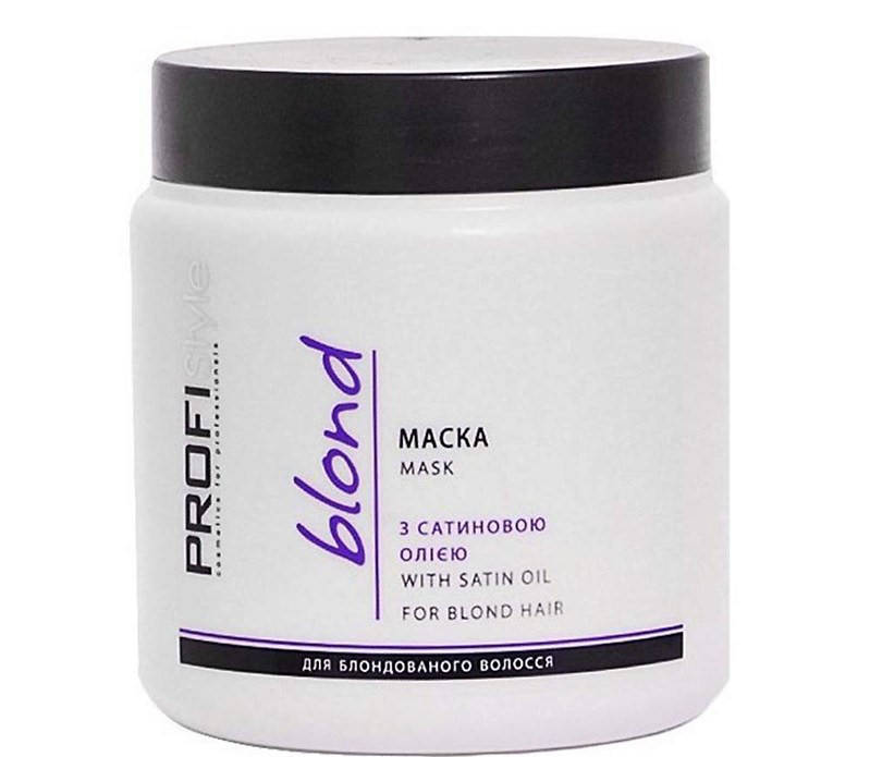 

Маска ProfiStyle blond для волос с сатиновым маслом 500мл