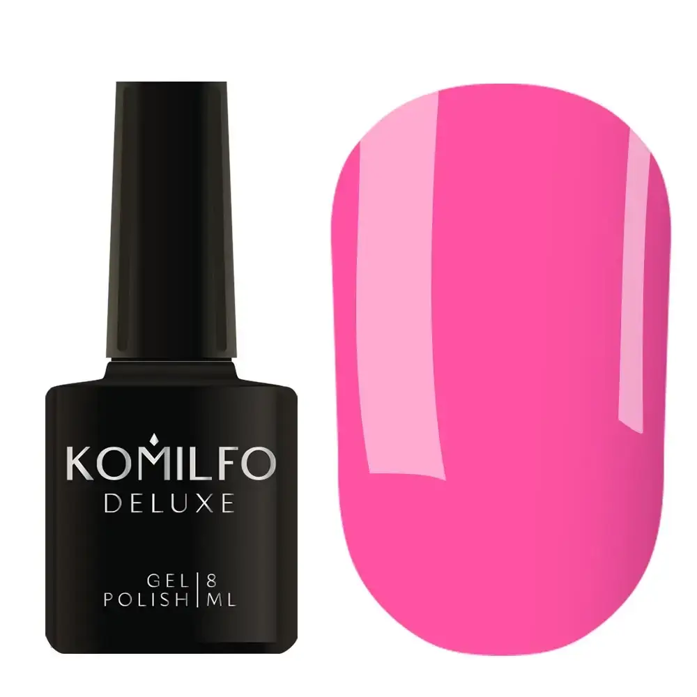 

Гель-лак Komilfo Kaleidoscopic Collection K014 (ярко-розовый, неоновый), 8 мл